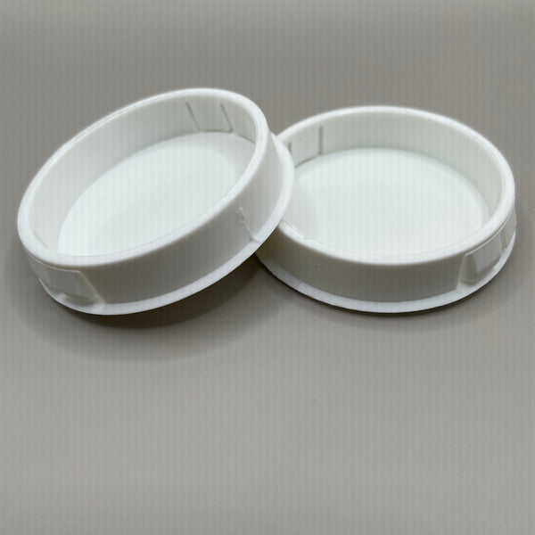 Fits 2" Hole - 2 3/16" Diameter - up to 1/8" Panel Thickness - Nylon Caps Locking Panel Plugs