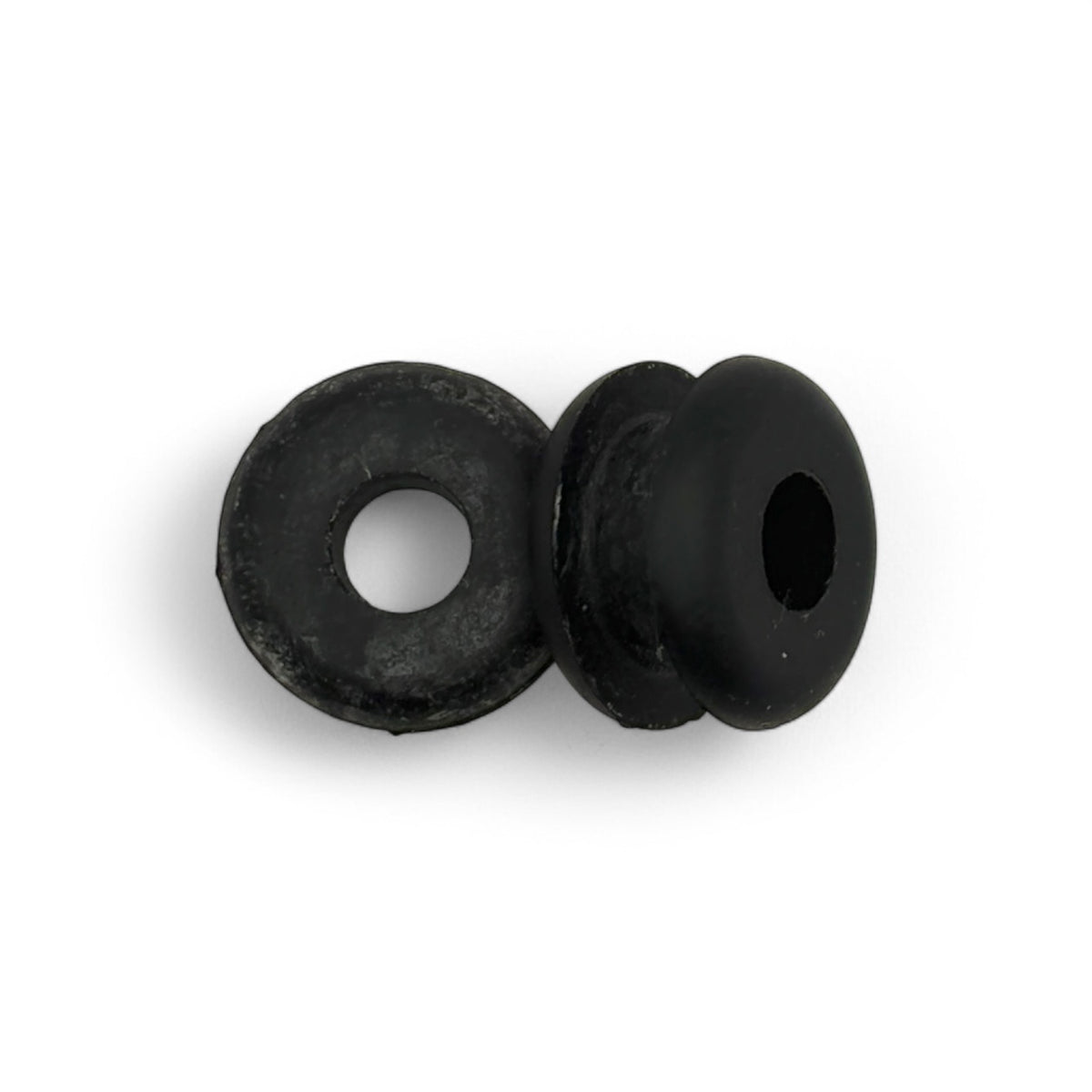 Fits 9/16" Hole - 3/16" Panel Thickness - 5/16" Center Hole - Rubber Grommet