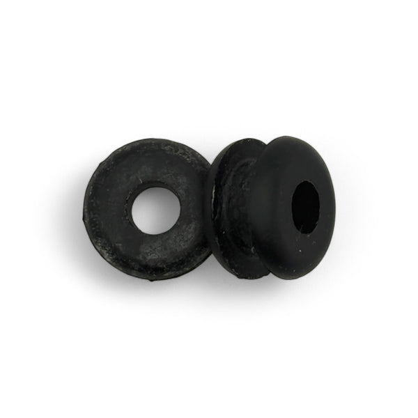 Fits 9/16" Hole - 3/16" Panel Thickness - 5/16" Center Hole - Rubber Grommet