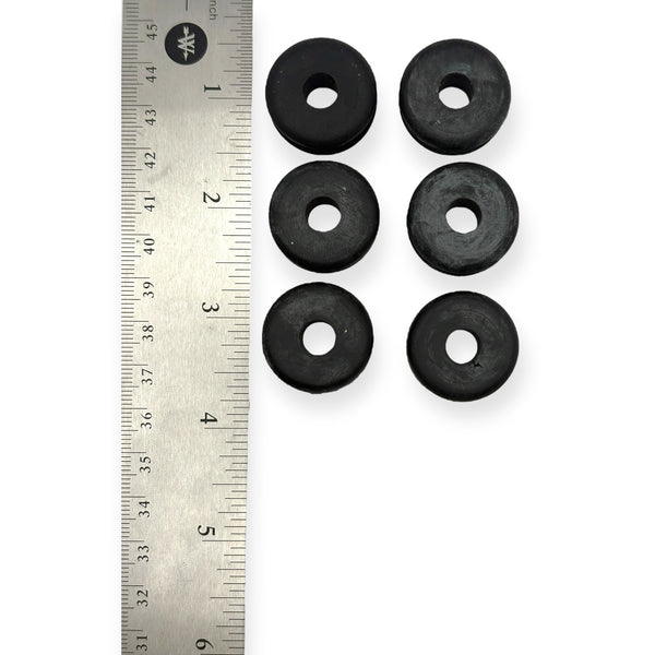 Fits 3/4" Hole - 1/4" Panel Thickness - 5/16" Center Hole - Rubber Grommet