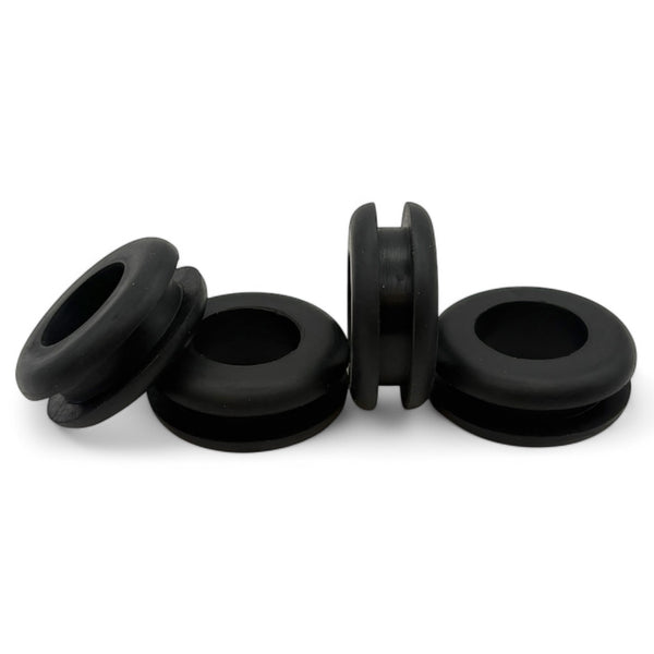 Fits 1 1/4" Hole - 1/4" Panel Thickness - 7/8" Center Hole - Rubber Grommet