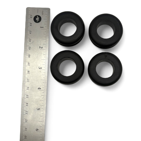 Fits 1 1/4" Hole - 1/4" Panel Thickness - 7/8" Center Hole - Rubber Grommet