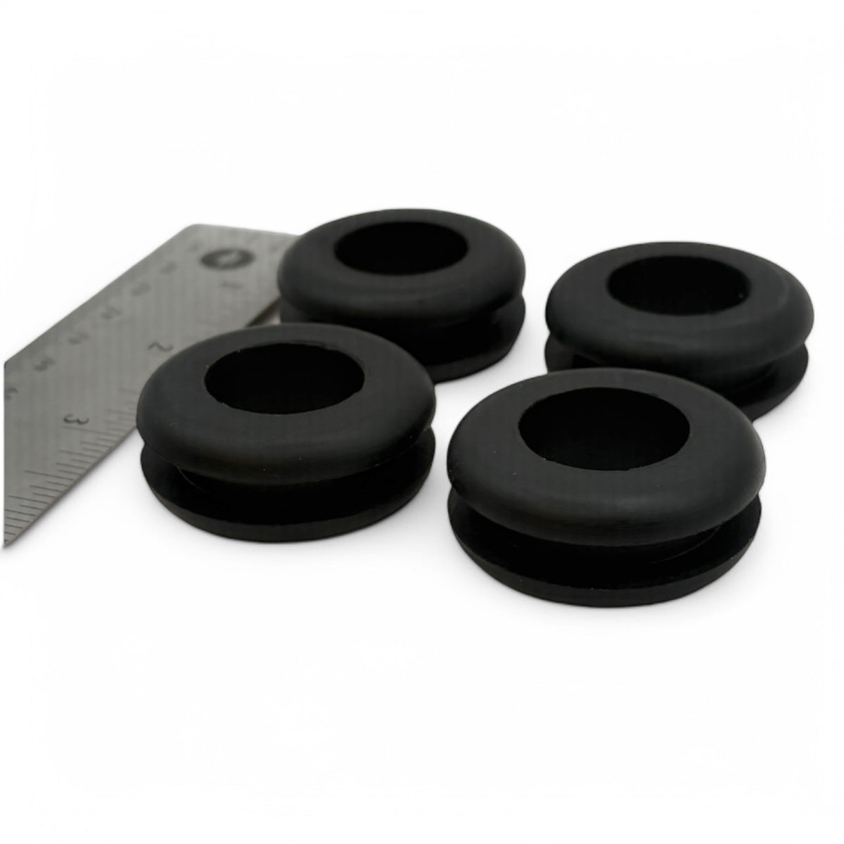 Fits 1 1/4" Hole - 1/4" Panel Thickness - 7/8" Center Hole - Rubber Grommet