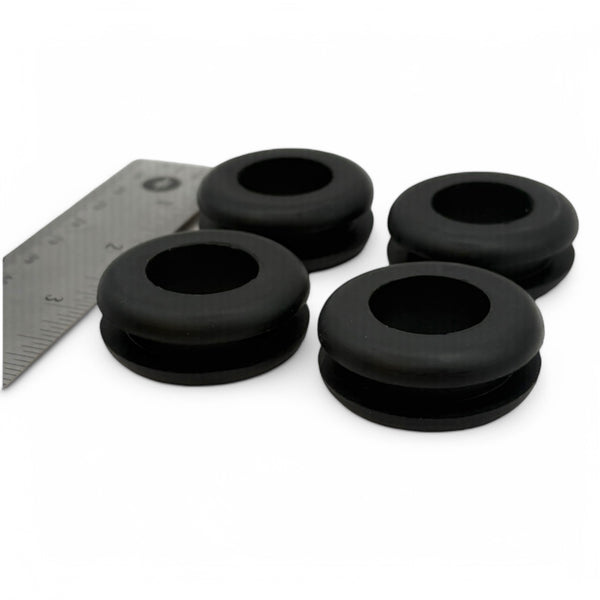 Fits 1 1/4" Hole - 1/4" Panel Thickness - 7/8" Center Hole - Rubber Grommet