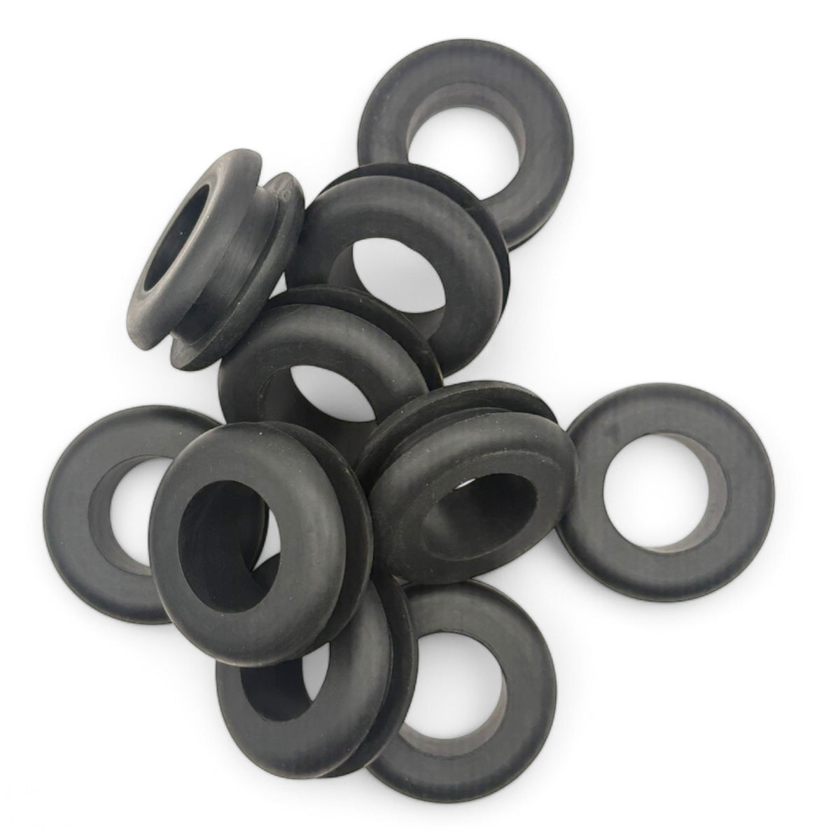 Fits 1 1/4" Hole - 1/4" Panel Thickness - 7/8" Center Hole - Rubber Grommet