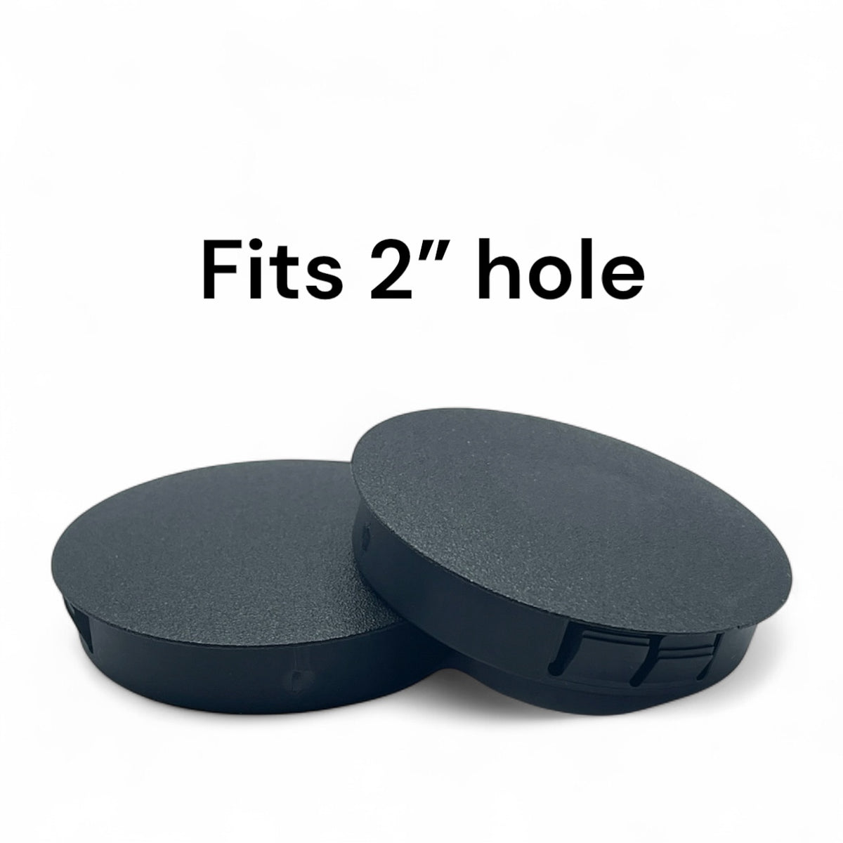 Fits 2" Hole - 2 3/16" Diameter - up to 1/8" Panel Thickness - Nylon Caps Locking Panel Plugs