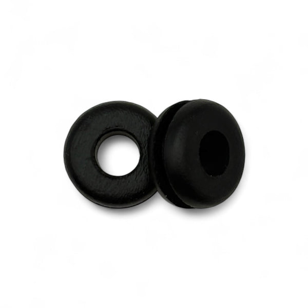 Fits 5/8" Hole - 1/8" Panel Thickness - 3/8" Center Hole - Rubber Grommet