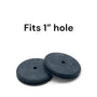 Fits 1" Hole - 1/16" Panel Thickness - 1/8" Center Hole - Rubber Grommet