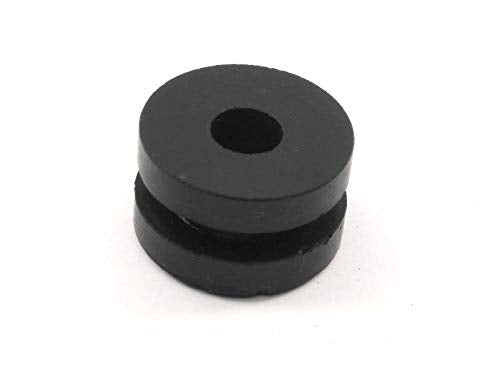 Fits 1/2" Hole - 1/8" Panel Thickness - 1/4" Center Hole - Rubber Grommet