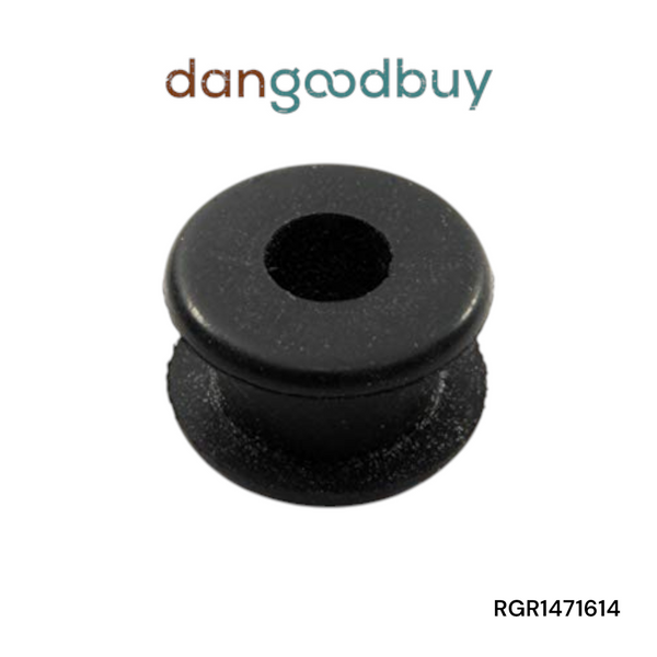 Fits 7/16" Hole - 1/4" Panel Thickness - 1/4" Center Hole - Rubber Grommet