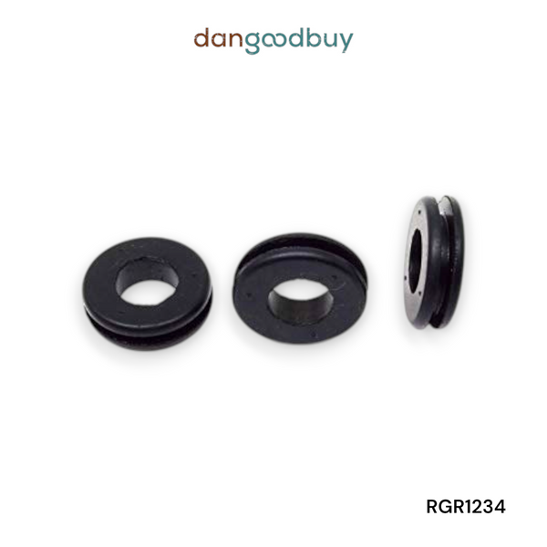 Fits 3/4" Hole - 3/32" Panel Thickness - 1/2" Center Hole - Rubber Grommet