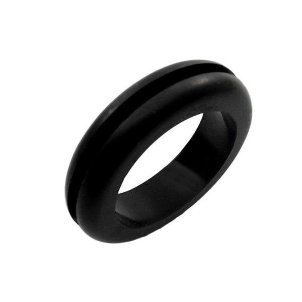 Black rubber grommet on a white background dangoodbuy RGR11213418