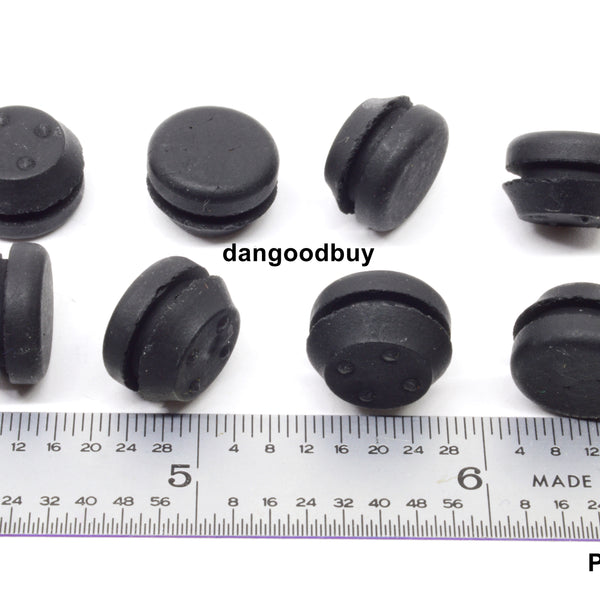 Rubber Feet fits 3/8" hole 1/16" panel thickness with ruler and SKU | dangoodbuy | PBR3812