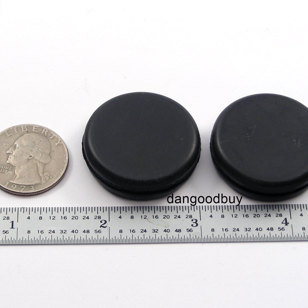 Rubber Plug Fits 1" hole with ruler | dangoodbuy