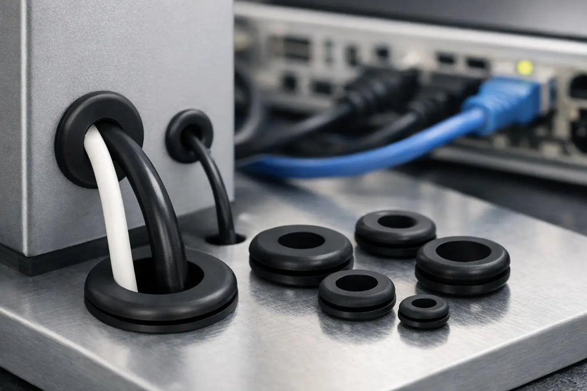 Rubber Grommets for Cable Routing That Fit