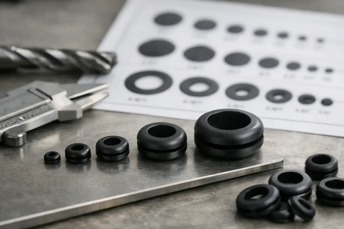 Rubber Grommet Hole Size Chart Explained