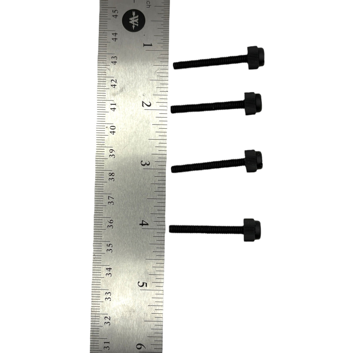 8-32 Thread Size - 1 1/4" Length - Nylon Thumb Screw With Slotted Drive