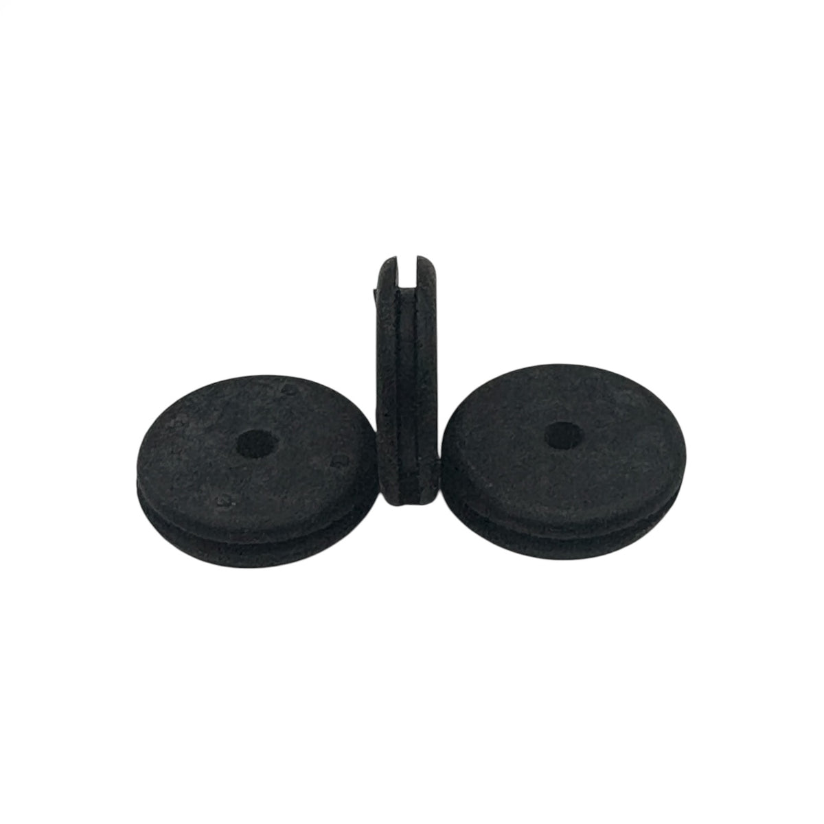 Fits 9/16" Hole - 1/16" Panel Thickness - 1/8" Center Hole - Rubber Grommet
