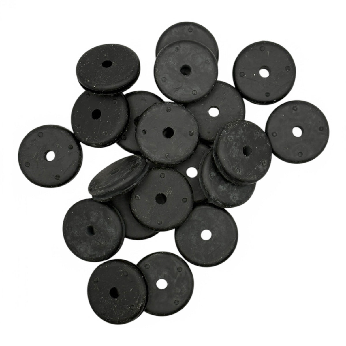 Fits 9/16" Hole - 1/16" Panel Thickness - 1/8" Center Hole - Rubber Grommet