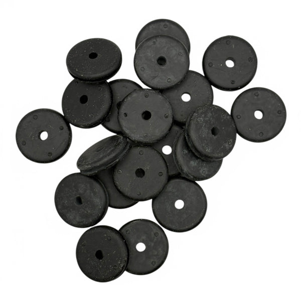 Fits 9/16" Hole - 1/16" Panel Thickness - 1/8" Center Hole - Rubber Grommet