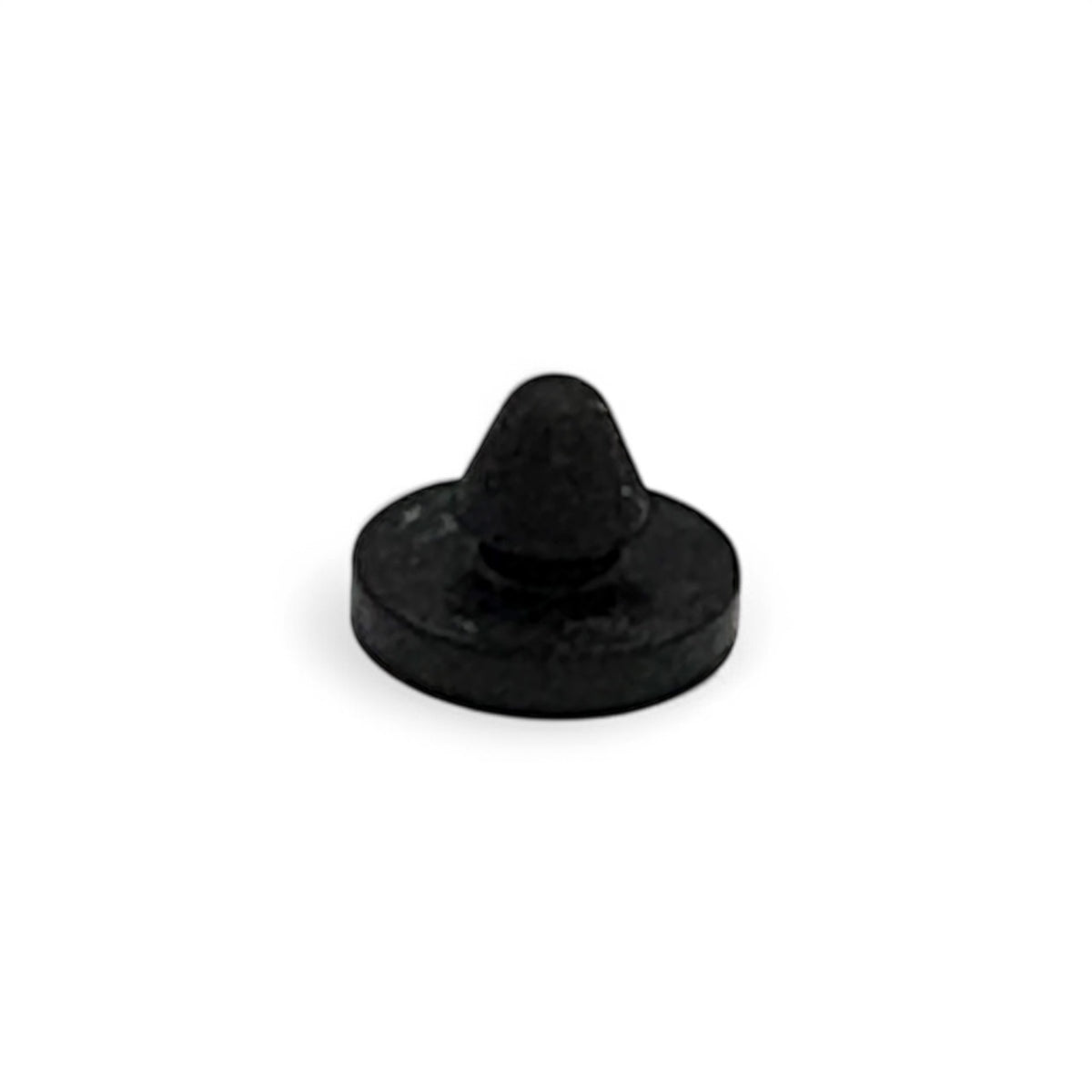 Fits 3/16" Hole - 1/2" Diameter - 3/32" Height - 1/16" Panel Thickness - Rounded Push-in Rubber Grommet Bumper