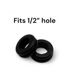 Alltrade Supply Rubber Push In Bumpers – 5/16 Tall, Fits 1/2 Hole, 3/16 To 1/4 Grip – Premium Grade