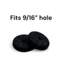 Fits 9/16" Hole - 1/16" Panel Thickness - 1/8" Center Hole - Rubber Grommet