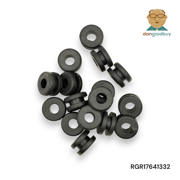 Fits 13/32" Hole - 1/8" Panel Thickness - 17/64" Center Hole - Rubber Grommet