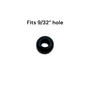 Fits 9/32" Hole - 3/32" Panel Thickness - 3/16" Center Hole - Rubber Grommet