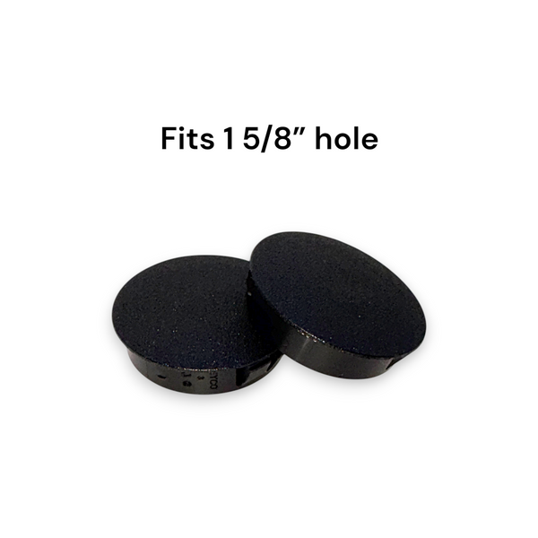 Fits 1 5/8" Hole - 1 13/16" Diameter - up to 1/8" Panel Thickness - Nylon Caps Locking Panel Plugs