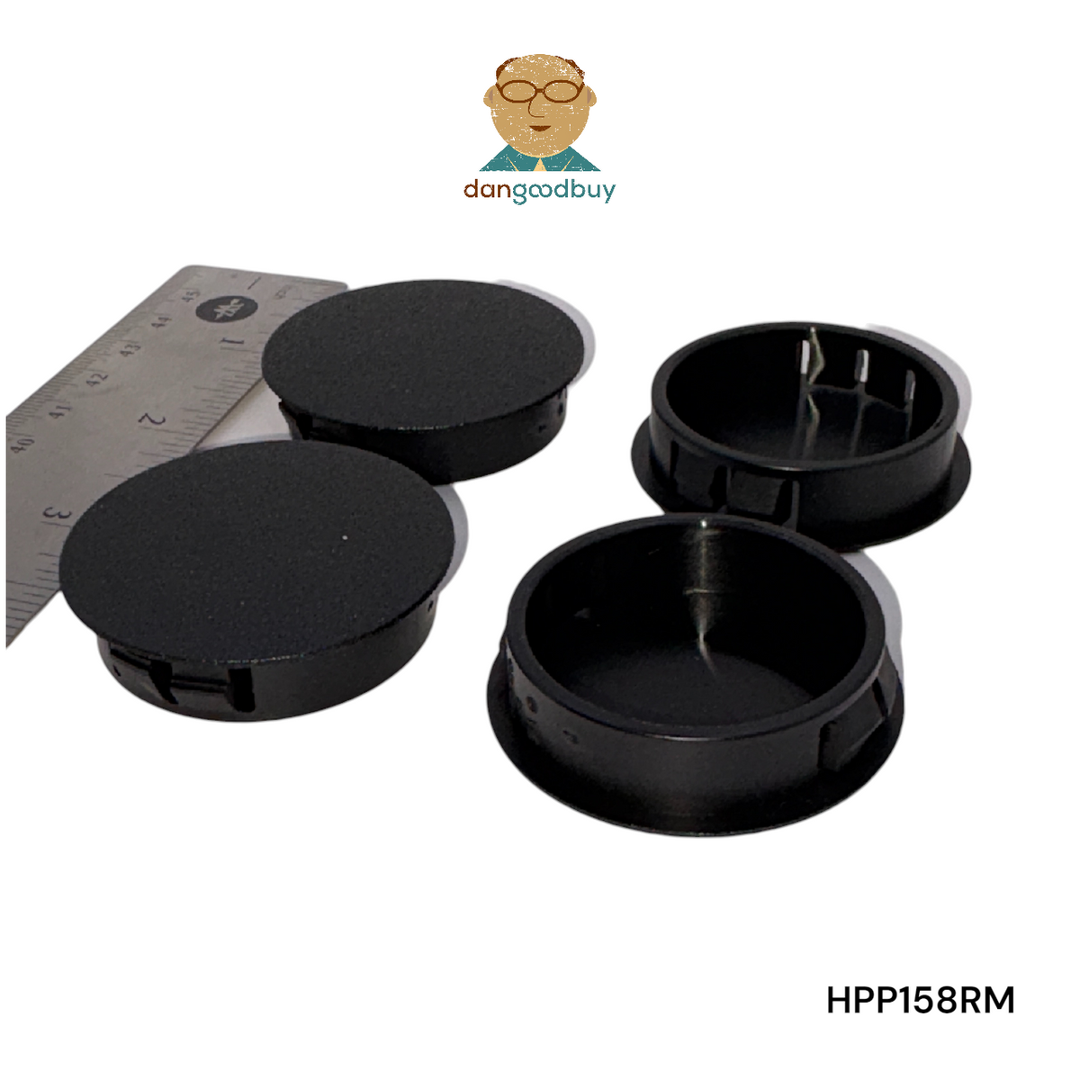 Fits 1 5/8" Hole - 1 13/16" Diameter - up to 1/8" Panel Thickness - Nylon Caps Locking Panel Plugs