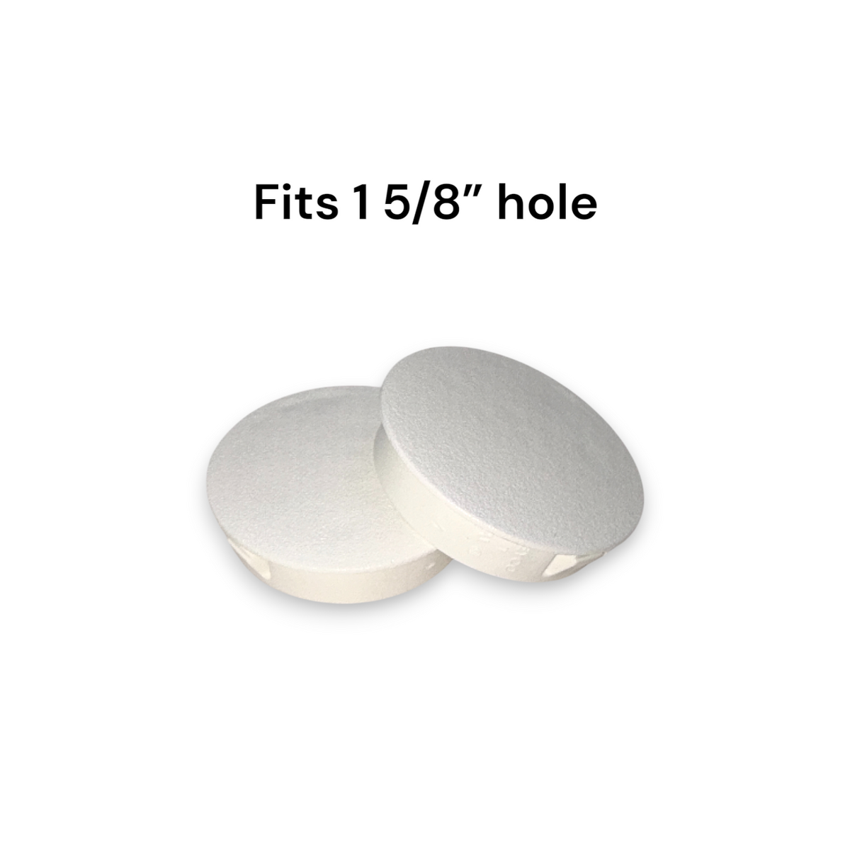 Fits 1 5/8" Hole - 1 13/16" Diameter - up to 1/8" Panel Thickness - Nylon Caps Locking Panel Plugs