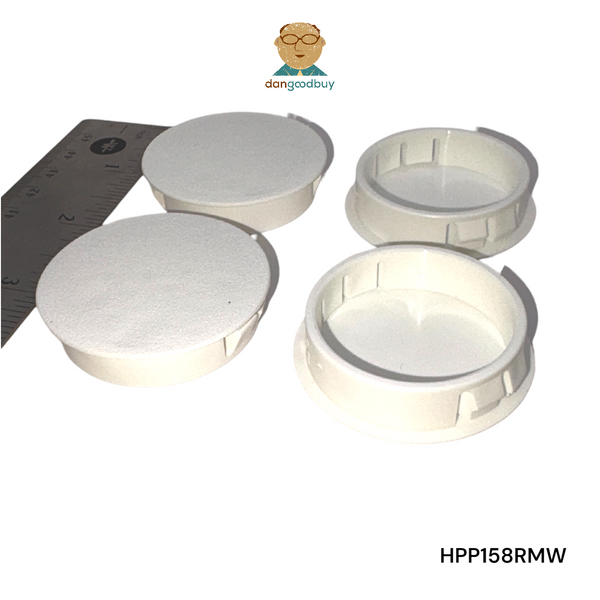 Fits 1 5/8" Hole - 1 13/16" Diameter - up to 1/8" Panel Thickness - Nylon Caps Locking Panel Plugs