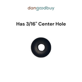 Black rubber washer with 3/16