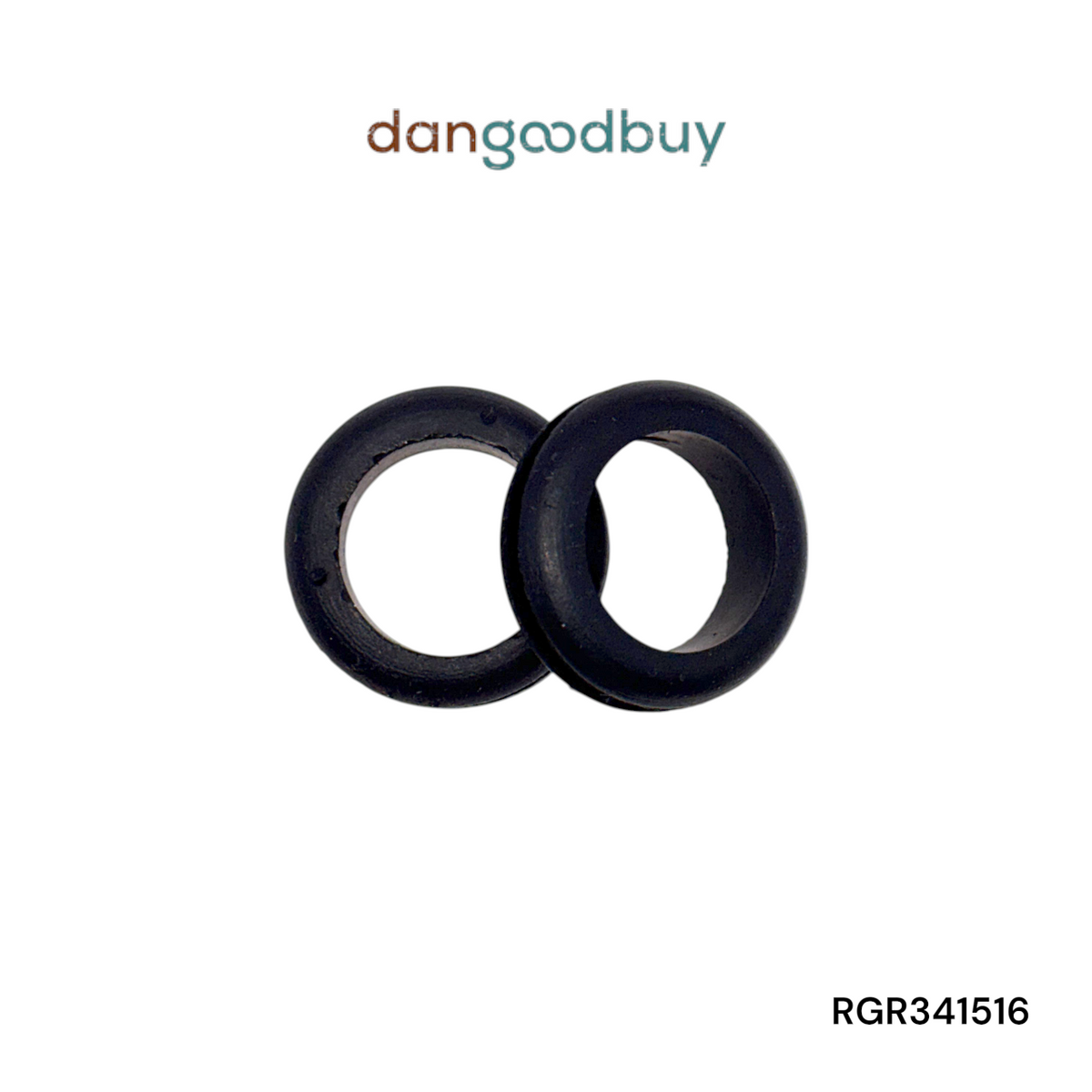 Fits 15/16" Hole - 3/32" Panel Thickness - 3/4" Center Hole - Rubber Grommet