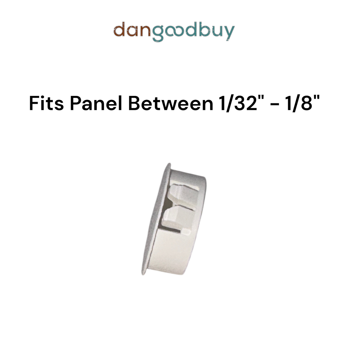 Fits 1 1/8" Hole - 1 1/4" Diameter - up to 1/8" Panel Thickness - Nylon Caps Locking Panel Plugs