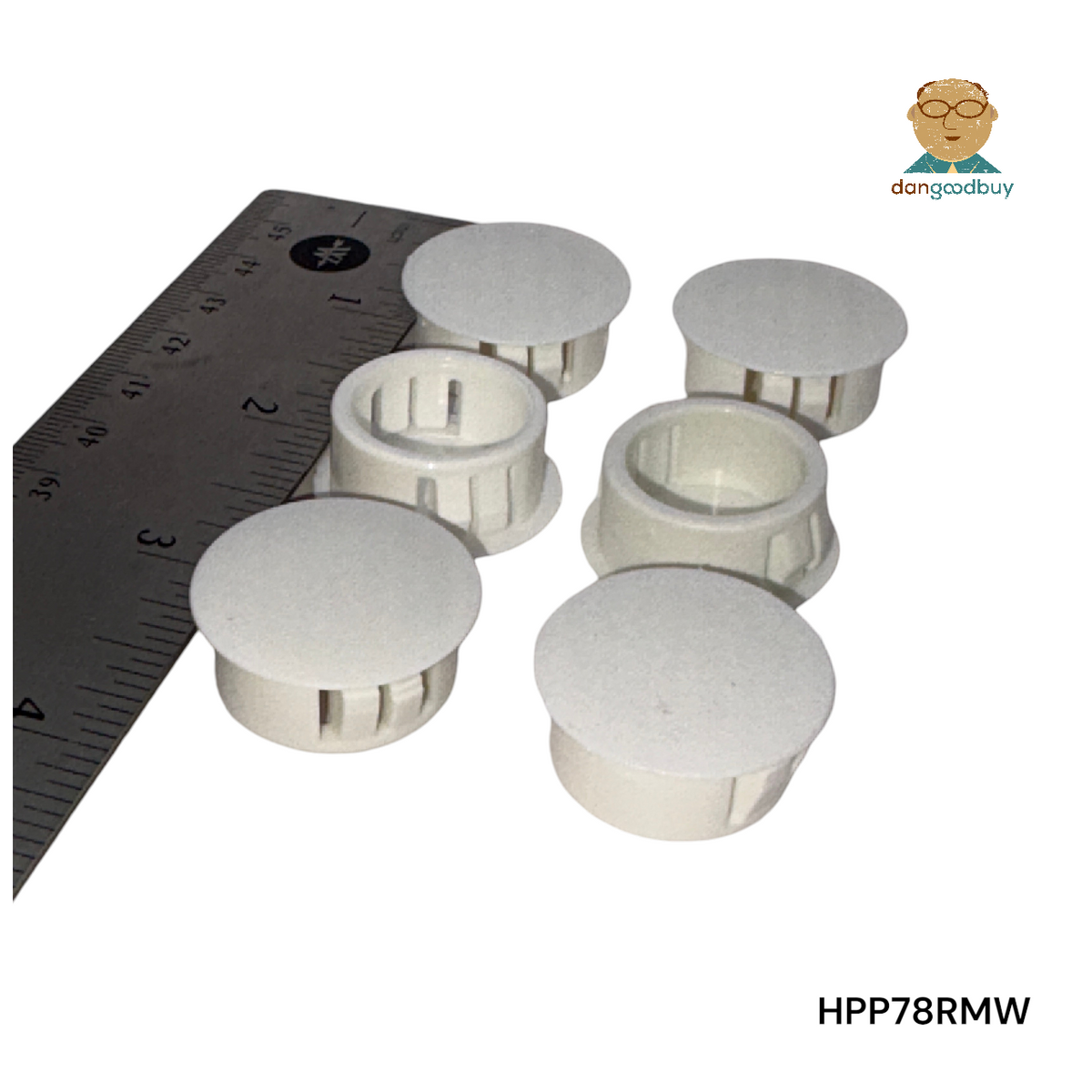 Fits 7/8" Hole - 1 1/8" Diameter - up to 1/8" Panel Thickness - Nylon Caps Locking Panel Plugs