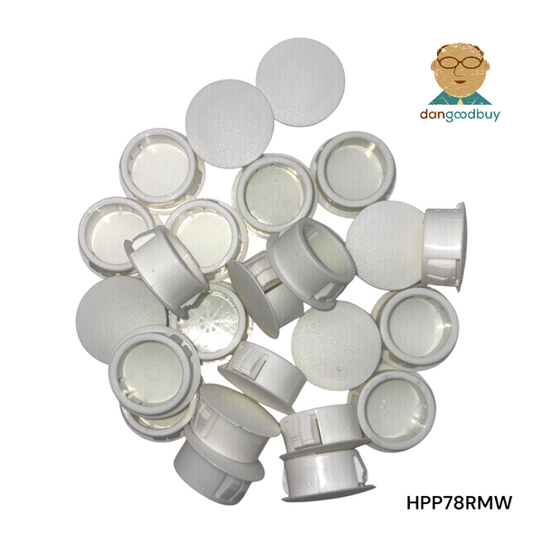 Fits 7/8" Hole - 1 1/8" Diameter - up to 1/8" Panel Thickness - Nylon Caps Locking Panel Plugs
