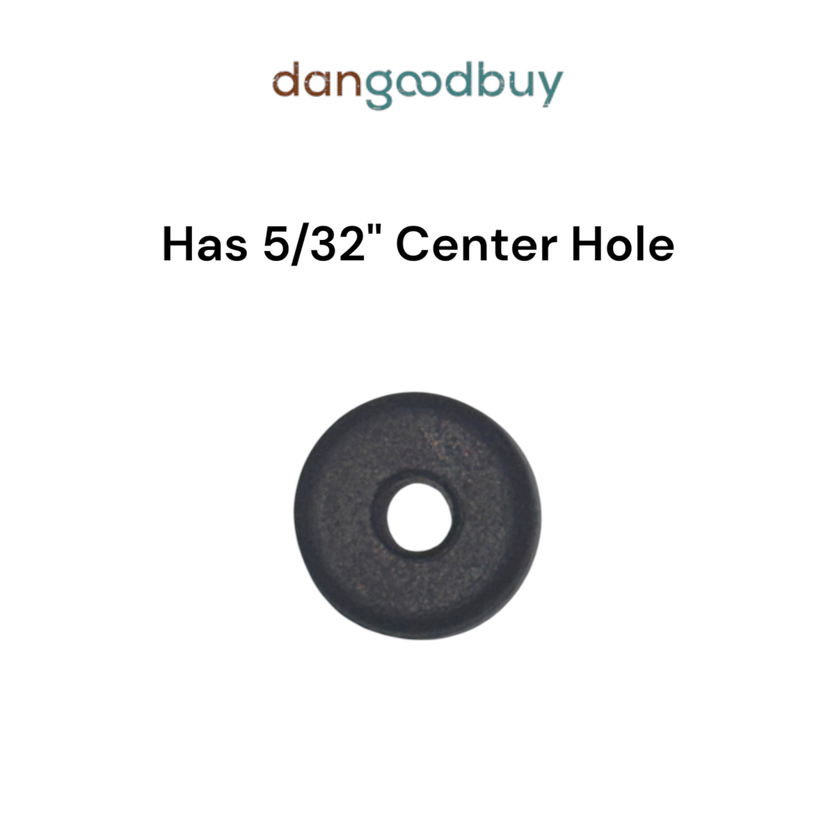 Fits 3/8" Hole - 1/16" Panel Thickness - 5/32" Center Hole - Rubber Grommet