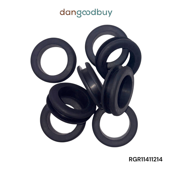 Fits 1 1/2" Hole - 1/4" Panel Thickness - 1 1/4" Center Hole - Rubber Grommet