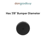 Black grommet bumper with text indicating 7/8