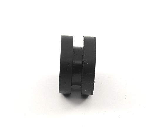 Fits 1/2" Hole - 1/8" Panel Thickness - 1/4" Center Hole - Rubber Grommet