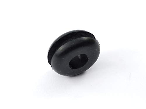 Fits 9/16" Hole - 1/8" Panel Thickness - 5/16" Center Hole - Rubber Grommet