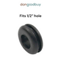 Fits 1/2" Hole - 1/16" Panel Thickness - 5/16" Center Hole - Rubber Grommet