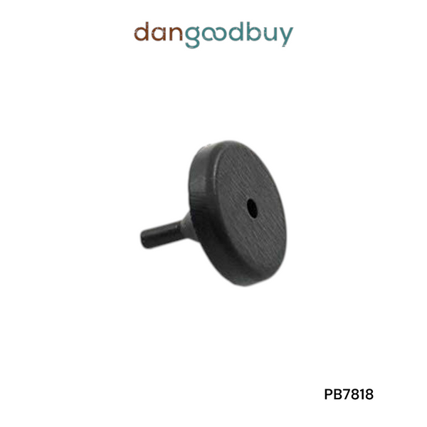Black grommet bumper with a threaded end on a white background, branded 'dangoodbuy'. PB7818