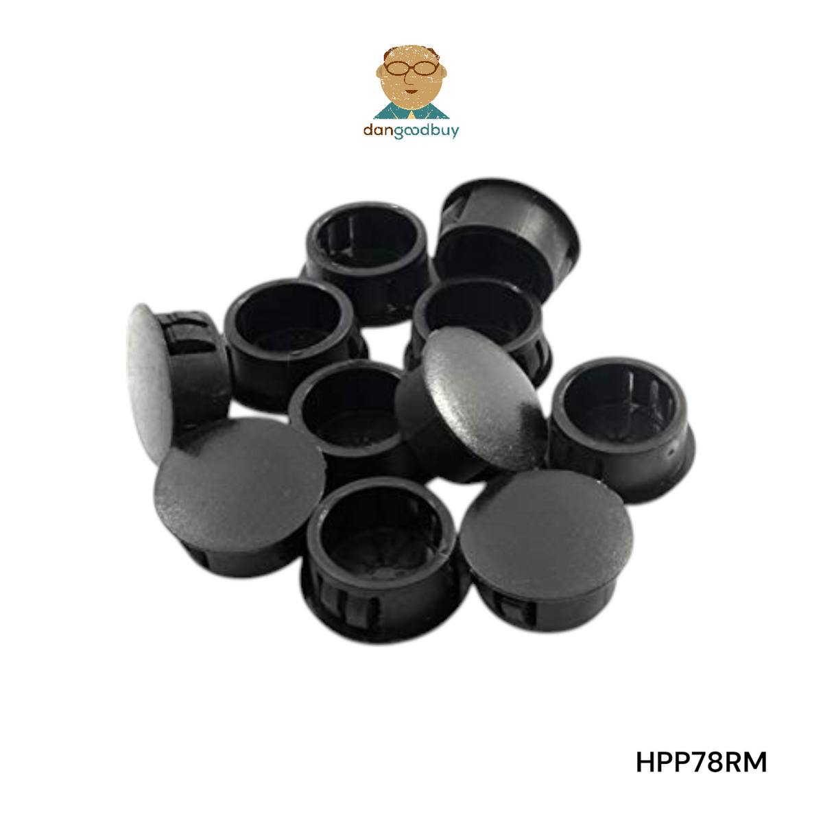 Fits 7/8" Hole - 1 1/8" Diameter - up to 1/8" Panel Thickness - Nylon Caps Locking Panel Plugs