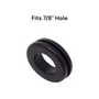 Fits 7/8" Hole - 1/16" Panel Thickness - 5/8" Center Hole - Rubber Grommet