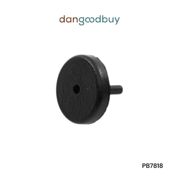 Black grommet bumper with a hole in the center on a white background, branded 'dangoodbuy'. PB7818