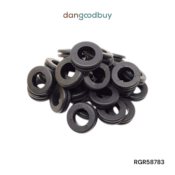 Fits 7/8" Hole - 1/16" Panel Thickness - 5/8" Center Hole - Rubber Grommet