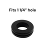 Fits 1 1/4" Hole - 1/16" Panel Thickness - 7/8" Center Hole - Rubber Grommet
